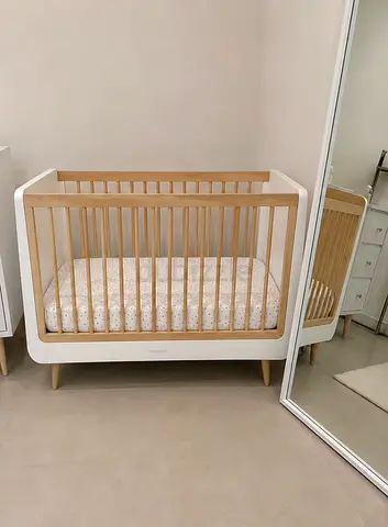 Convertible Baby Cot  Junior Bed (0-10 Years) + Mattresses | SnuzKot