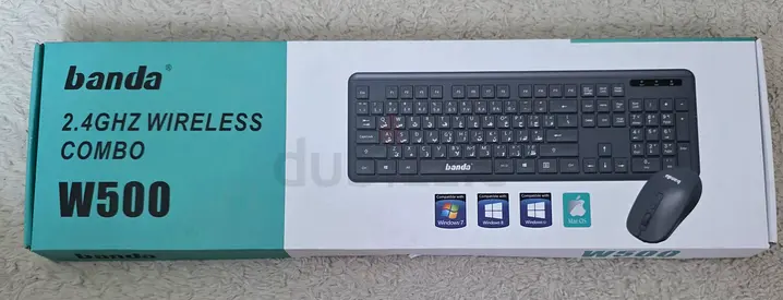 Banda W500 2.4GHz Wireless Keyboard and Mouse Combo (New)