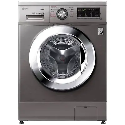 LG FH4G6TDY6 Front Load 8 kg  Waching Machine, Silver FREE DELIVERY +WARRANTY