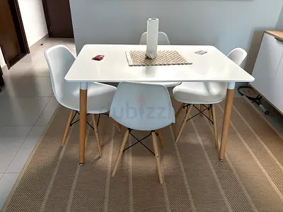 Dining set 4 chairs