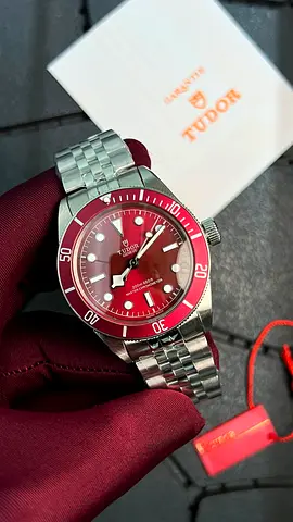 Tudor Heritage Black Bay Red Automatic Watch with Box