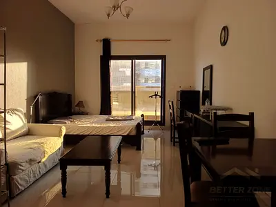 استوديو مفروش | إيليت سبورتس ريزيدنس 6 | إطلالة على الشرفة