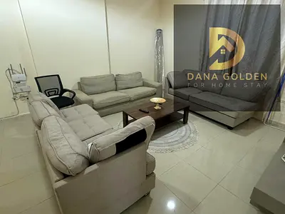 For monthly rent: One bedroom, living room, and two bathrooms in Al Taawun, Sharjah