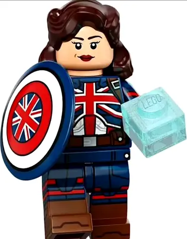 LEGO Minifigure Captain Carter (has scratch on shield)