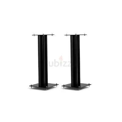 Pair of Norstone heavy duty, premium and sturdy black speaker stands (floor stands) - good condition