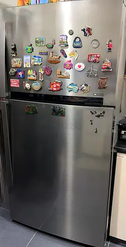 LG Stainless Steel Top Freezer Refrigerator - Good Working Condition