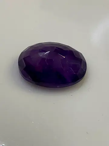 Natural Amethyst Gemstone ) 37.5 carat