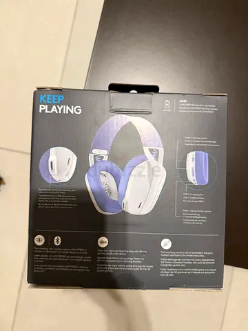 Logitech G435 LIGHTSPEED Wireless Gaming Headset – White/Lilac