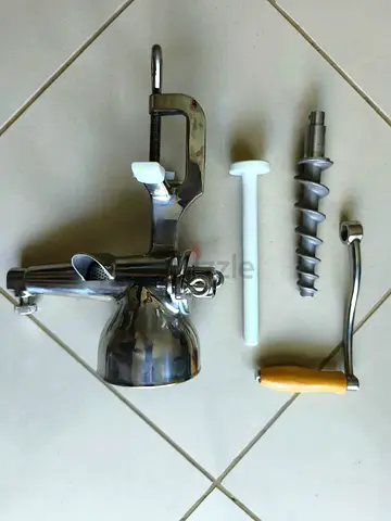 Manual Fruit Juicer Attachment / Hand Crank Grinder - Stainless Parts