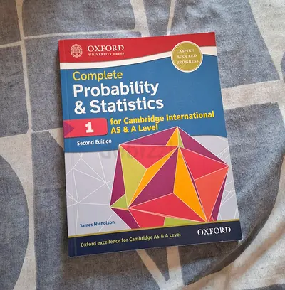 As / A level probability  statistics book