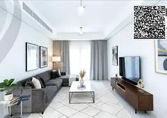 One-bedroom apartment with a living room and study | Only 24,000 down payment and flexible installme
