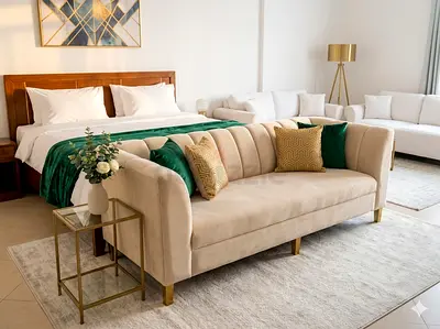 Sofa set and bed