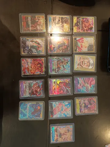 One Piece Cards tcg alt arts and Sec japanese