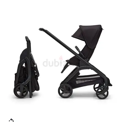 Bugaboo-style compact stroller - single seat, near-new condition