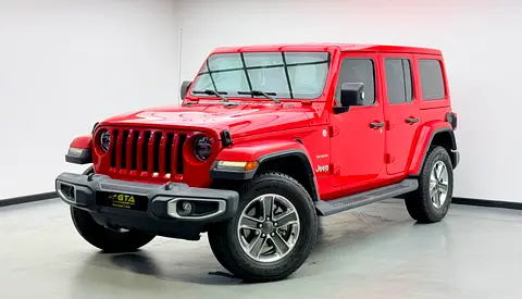 2022 Jeep Wrangler Unlimited Sahara, 2027 Jeep Warranty + Service Pack, Excellent Condition, GCC