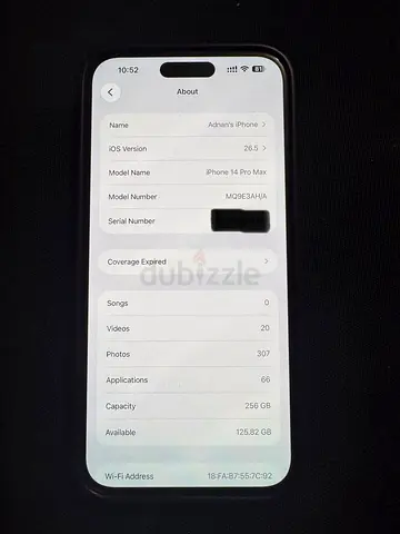 iPhone 14 Pro Max 256GB  Apple Watch Series 8 GPS