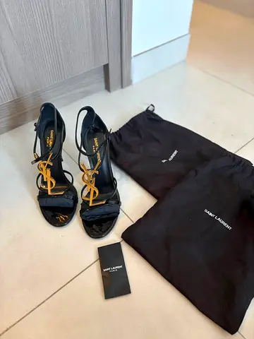 SEMI- NEW YSL HEELS FOR SALE