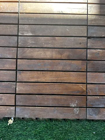 Outdoor wooden flooring tiles