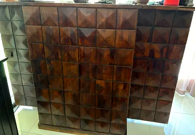 Solid Wood 2 doors bar