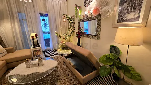 BEAUTIFUL LUXURY HOME CENTER L SHAPE 7 SEATER SOFA WITH FOOT STOOL UNDER STOREG ONLY 950
