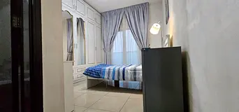 Fully Furnished Master room Bedroom with balcony (One Man Only)
