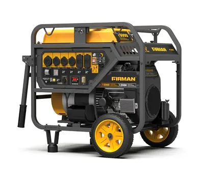 Firman 15kW Portable Generator - Heavy Duty,