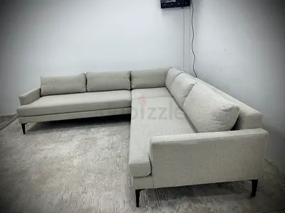 Like new condition west elm lshape corner sofa
