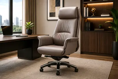 Shane High Back Executive  Meeting Leather Chair in Dubai