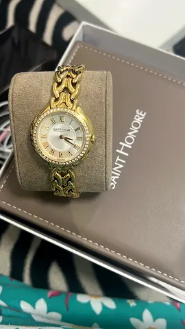 Saint Honore Paris watch warranty card and leather pouch — genuine brand documents