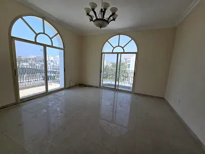 Luxury villa in Sharqan with a swimming pool garden central air conditioning 5 bedrooms and open views Very upscale accommodation
