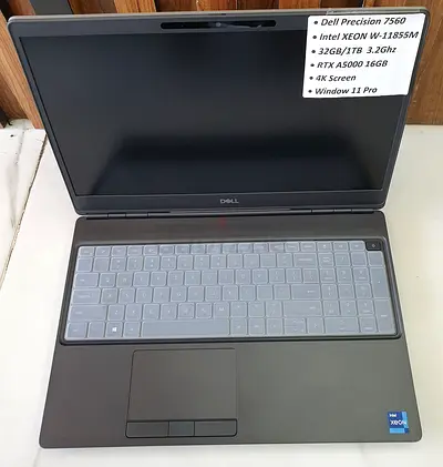 Dell precision 7560 16gb Rtx 32gb ram 1tb ssd