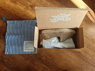 Manebi Woven Cotton Espadrilles Cannes 44/43