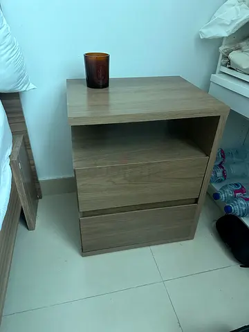 Wooden bedside table pan home 2x