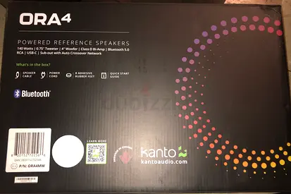 Kanto ORA4 140W Powered Reference Speakers