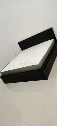 Ikea king size bed with mattress available in perfect condition