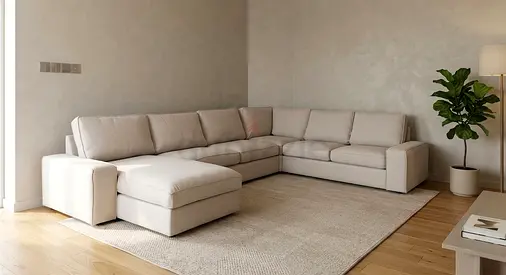 Ikea kivik U Shape Sofa Beige Excellent Condition like new Condition