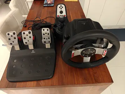 Logitech G27 Racing Bundle - Complete Wheel, 3-Pedals  H-Shifter