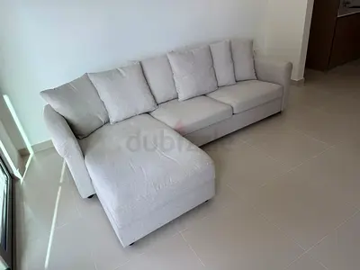 Almost Like New Condition ikea Gronlid L Shape Sofa bed with mattress