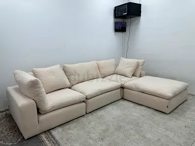 Marina home beige color luscious sofa