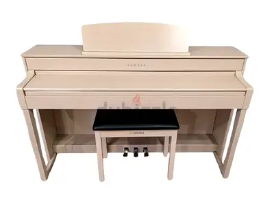 Yamaha Clavinova 545 White Ash Refurbished Piano With 1 Year Warranty