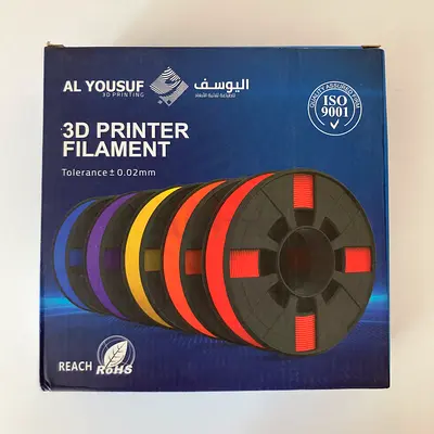 White 3D Printing Filament (1.75mm PLA Pro Filament, 1.0Kg each)