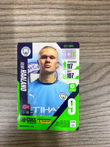 Erling Haaland Manchester City Panini Trading Card