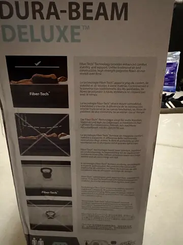 Dura-Beam Deluxe Mattress/Bed Base (boxed) - New/Unopened
