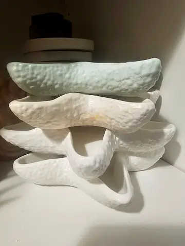 Unique Textured Ceramic Table Decor.