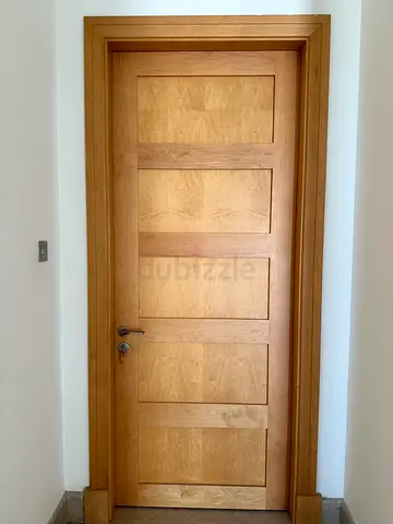 Modern Wooden Door with Frame - Excellent Condition