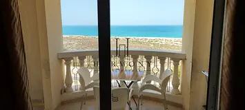 Full Sea View l Private Balcony l Furnished l All Inclusive l Al Hamra Village Gated Community l 1 Y