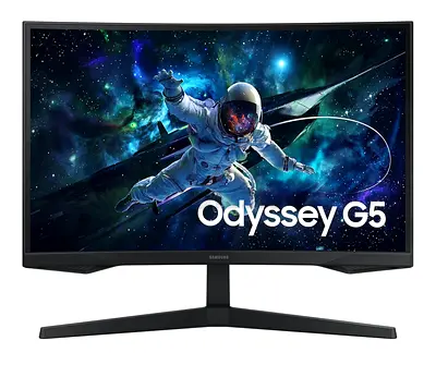 Samsung 32 Odyssey G5 G55C QHD Curved Gaming Monitor, 165Hz refresh rate and 1ms response time