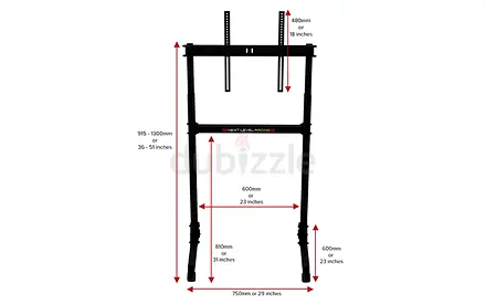 Next Level Racing Free Standing Single Monitor Stand