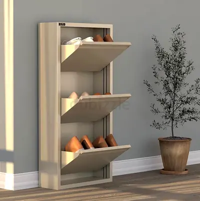 Rigid steel shoe racks 2