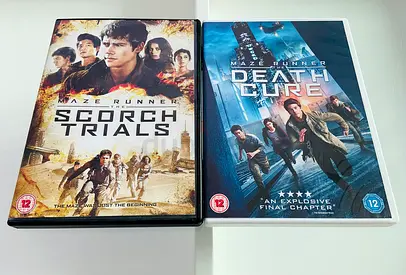 2 Maze Runner Movie DVD’s